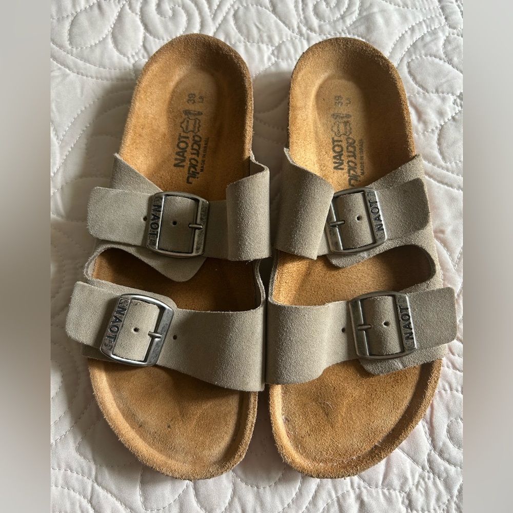 NAOT Sandals. New. Worn just one time! Sz 39